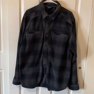 Men’s Harley-Davidson Plaid Fleece Snap Up Shirt